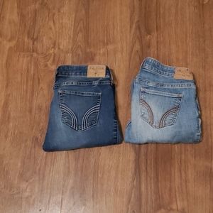 2 pairs Hollister Jeans